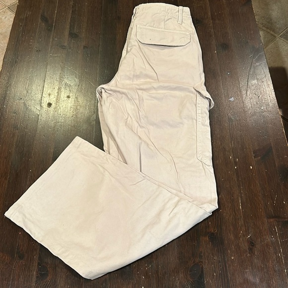 Zara Women’s Khaki Cargo Pants Size 2 - Picture 1 of 5